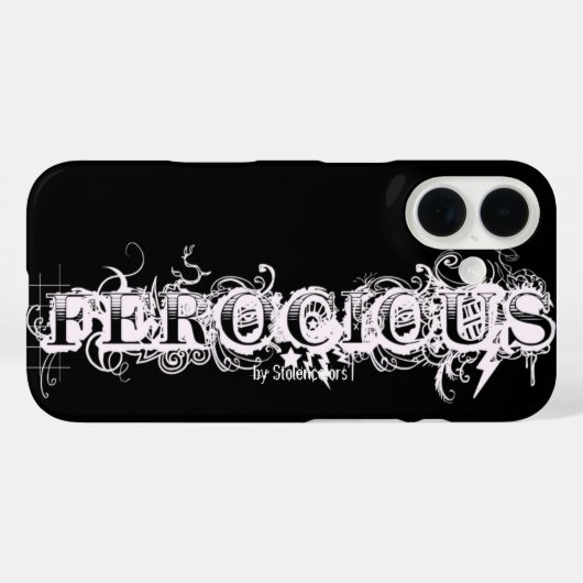 Woeste Tattoo Typografie Case-Mate iPhone Case (Achterkant (horizontaal))
