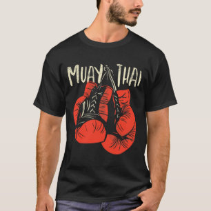Woeste Thaise Boksp stijl voor Kickboksen Muay T-shirt