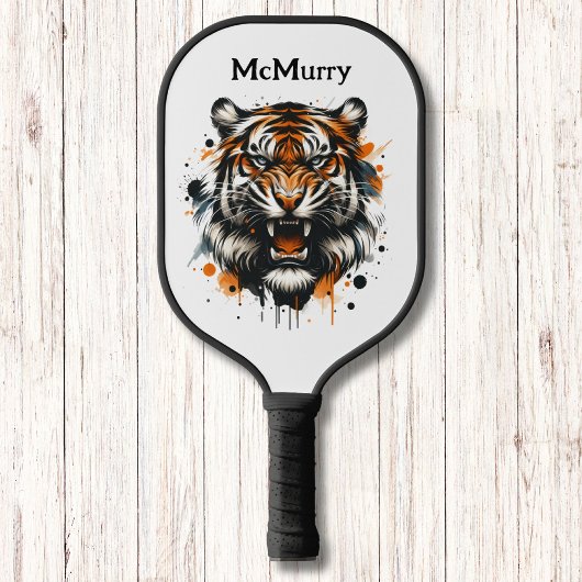 Woeste Tijger Modern Monogram Pickleball Paddle