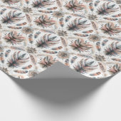 Woeste Veren Cadeaupapier (Hoek)