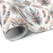 Woeste Veren Cadeaupapier (Rol Hoek)