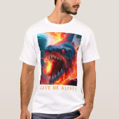 Woeste viswaanzin t-shirt (Voorkant)