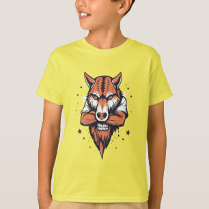 Woeste Vossenschedel Fusie T-shirt