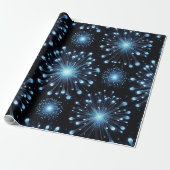 Woeste Vuurwerk Cadeaupapier (Uitgerold)