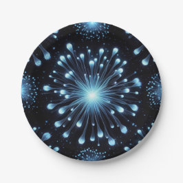 Woeste Vuurwerk  Papieren Bordje