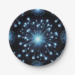 Woeste Vuurwerk  Papieren Bordje