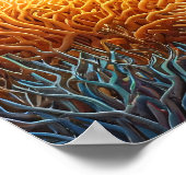 Woeste wateren: een haai brult poster (Hoek)