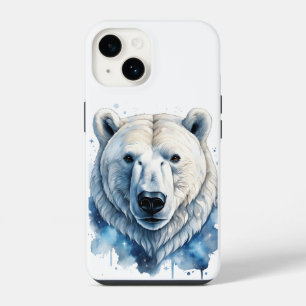 Woeste Waterverf IJsbeer iPhone 14 Hoesje