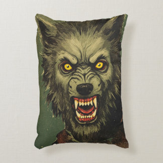 Woeste Weerwolf Horror Illustratie Accent Kussen