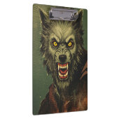 Woeste Weerwolf Horror Illustratie Klembord (Rechts)