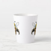 Woeste Wesp Gezicht Mok - Insect Illustratie (Voorkant)