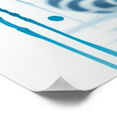 Woeste Witte Luipaard Poster (Hoek)