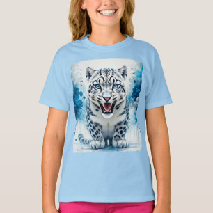 Woeste Witte Luipaard T-shirt