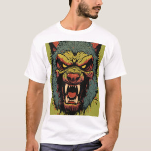Woeste wolf Wraak. T-shirt