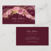 woestelbloemen visitekaartje (Voorkant / Achterkant)