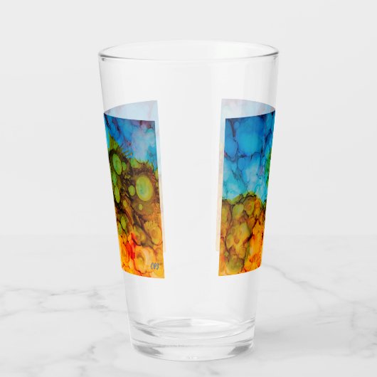 Woestijn Abstract Glas (Rechts)