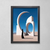 Woestijn Arcana: Fluisteren van de Kosmos Foto Afdruk