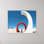 Woestijn Arcana: sluier van eenzaamheid Canvas Afdruk (Voorkant)