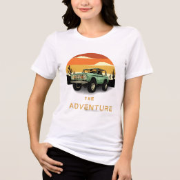Woestijn Avontuur Meisje Vibes Tri-Blend Shirt