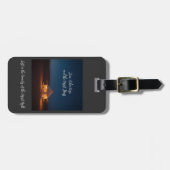 woestijn bagagelabel (Voorkant horizontaal)