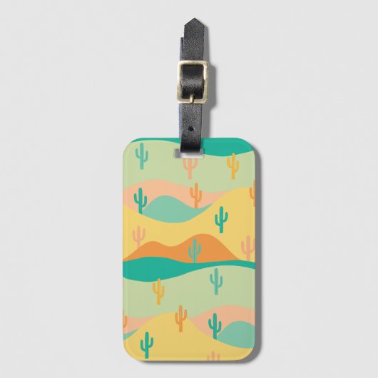 woestijn bagagelabel (Voorkant (verticaal))