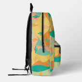 woestijn bedrukte rugzak (Links)