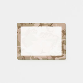 Woestijn Beige Bruin Groen Camo Camouflage Post-it® Notes