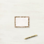 Woestijn Beige Bruin Groen Camo Camouflage Post-it® Notes (Op bureau)