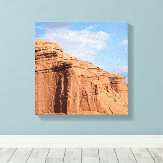 Woestijn Bergen Canvas Afdruk (Insitu (Houten vloer))