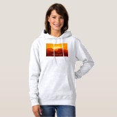 Woestijn Bergen Zonsondergang Thunder_Cove Hoodie (Voorkant volledig)