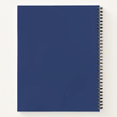 Woestijn Blauw Notitieboek (Achterkant)