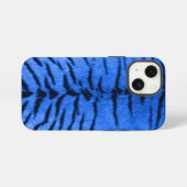 Woestijn Blauwe Tijgerhuid Print iPhone Hoesje (Achterkant horizontaal)
