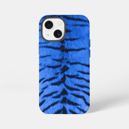 Woestijn Blauwe Tijgerhuid Print iPhone Hoesje (Achterkant)