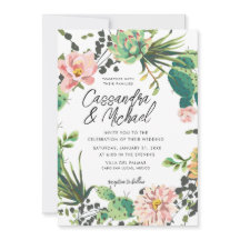 Woestijn bloeit bruiloft