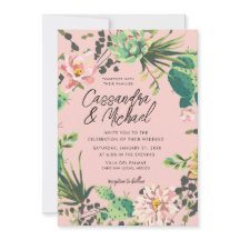 Woestijn bloeit bruiloft