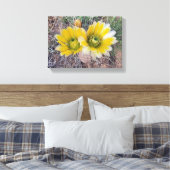 Woestijn Bloeit Canvas Afdruk (Insitu (Slaapkamer))