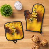 Woestijn Bloeit Ovenwant & Pannenlap Set (Top down)