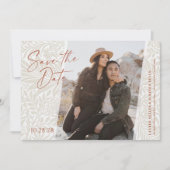 Woestijn Bloem Save The Date (Voorkant)