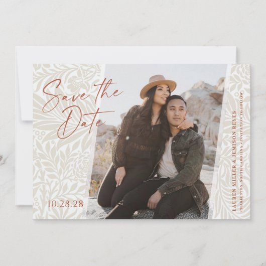 Woestijn Bloemen Save The Date (Voorkant)