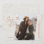 Woestijn Bloemen Save The Date (Voorkant / Achterkant)