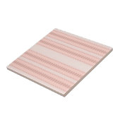 Woestijn Blush Afrikaanse Terracotta Geometrisch Tegeltje (Zijkant)