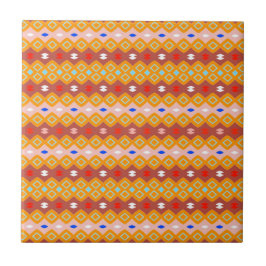 Woestijn Blush Afrikaanse Terracotta Geometrisch Tegeltje