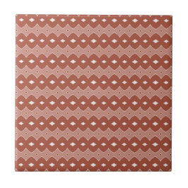 Woestijn Blush Afrikaanse Terracotta Geometrisch Tegeltje