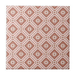 Woestijn Blush Afrikaanse Terracotta Geometrisch Tegeltje