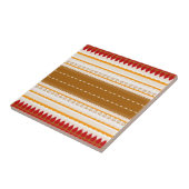 Woestijn Blush Afrikaanse Terracotta Geometrisch Tegeltje (Zijkant)