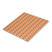 Woestijn Blush Afrikaanse Terracotta Geometrisch Tegeltje (Zijkant)
