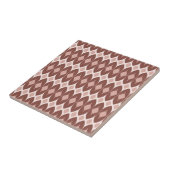 Woestijn Blush Afrikaanse Terracotta Geometrisch Tegeltje (Zijkant)