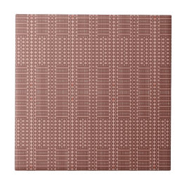 Woestijn Blush Afrikaanse Terracotta Geometrisch Tegeltje