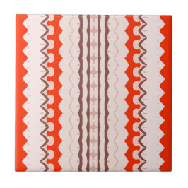 Woestijn Blush Afrikaanse Terracotta Geometrisch Tegeltje