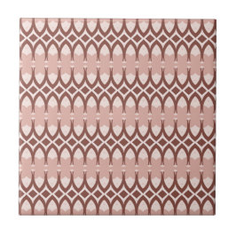 Woestijn Blush Afrikaanse Terracotta Geometrisch Tegeltje